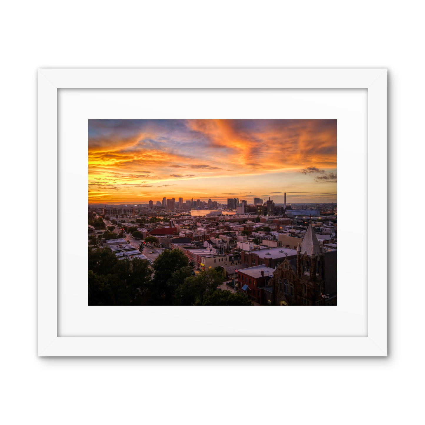 Baltimore City Sunset