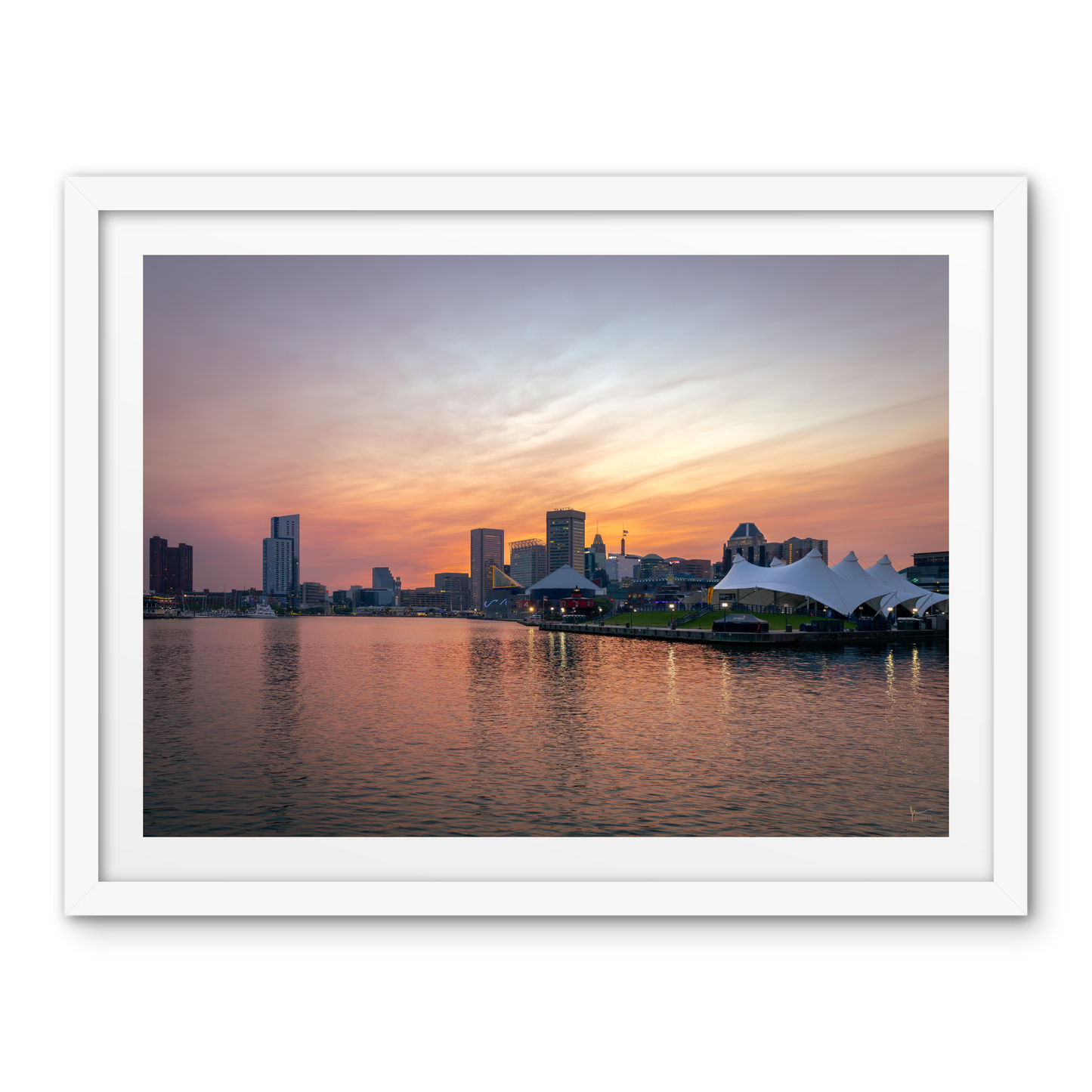 Baltimore Wildfire Sunset