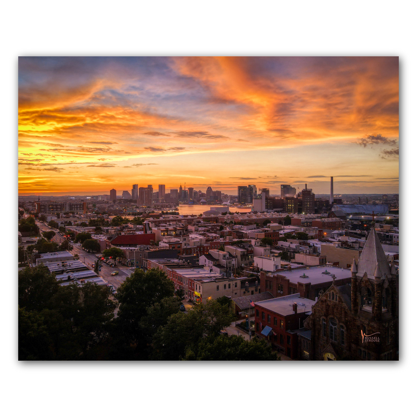Baltimore City Sunset