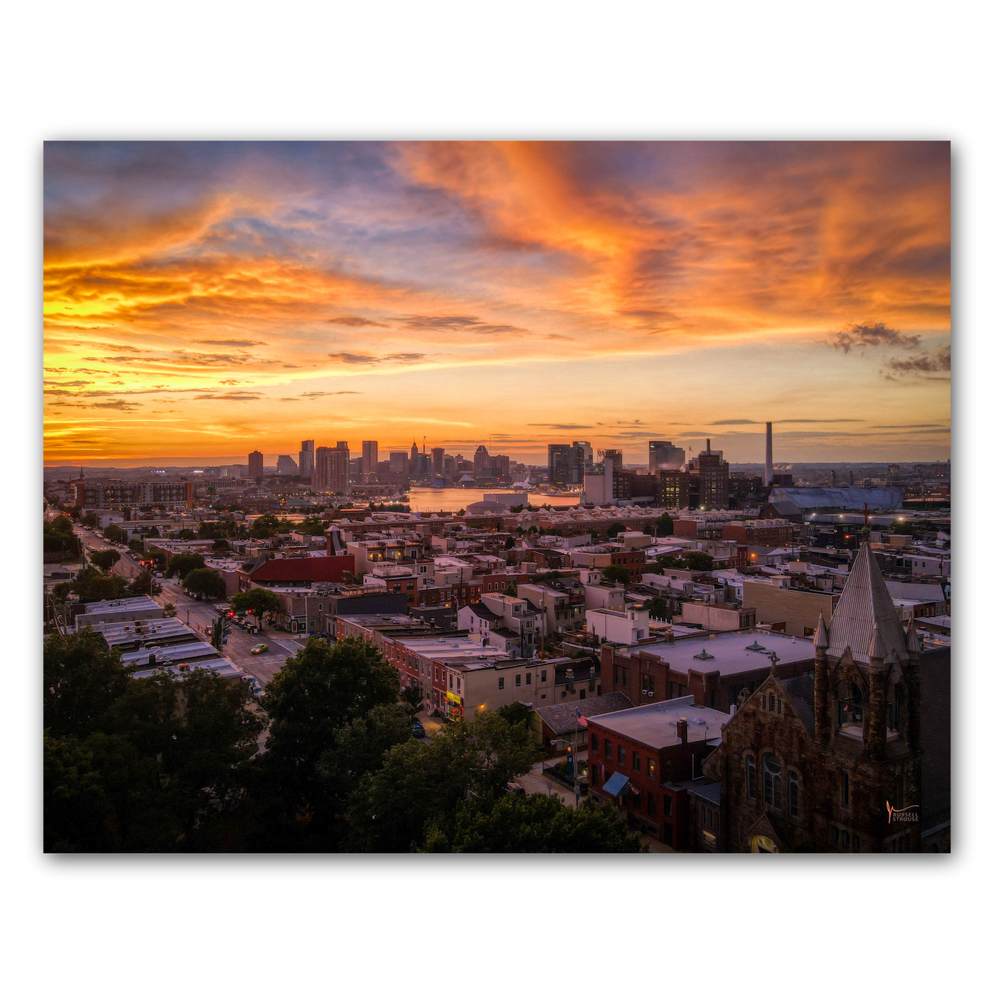 Baltimore City Sunset