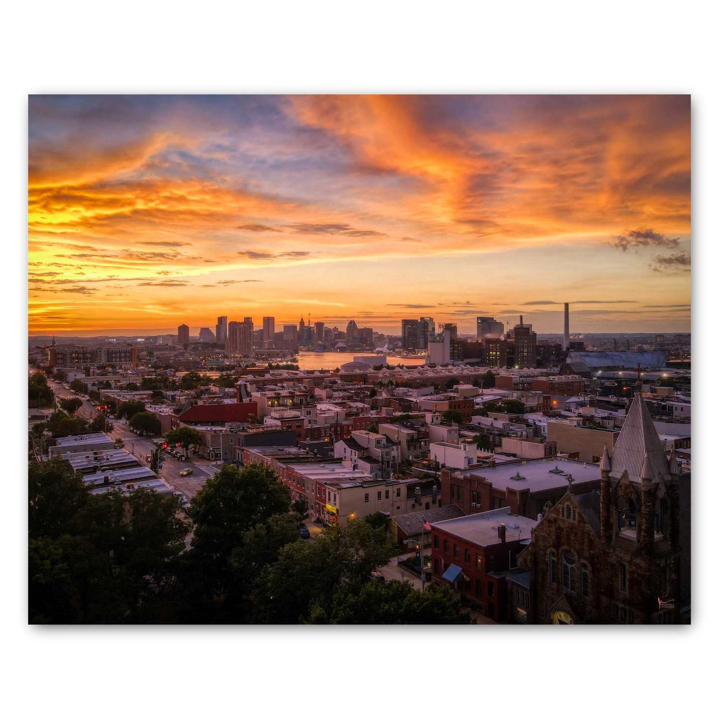 Baltimore City Sunset