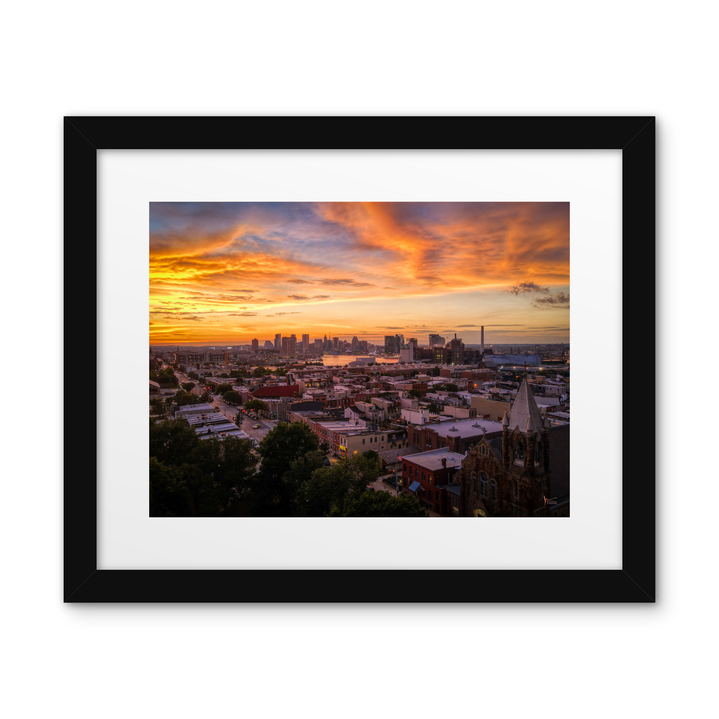 Baltimore City Sunset