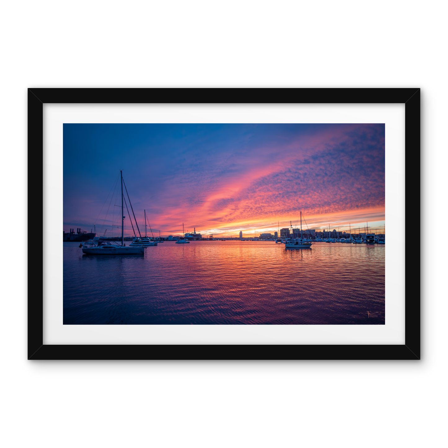 Baltimore Harbor Sunset