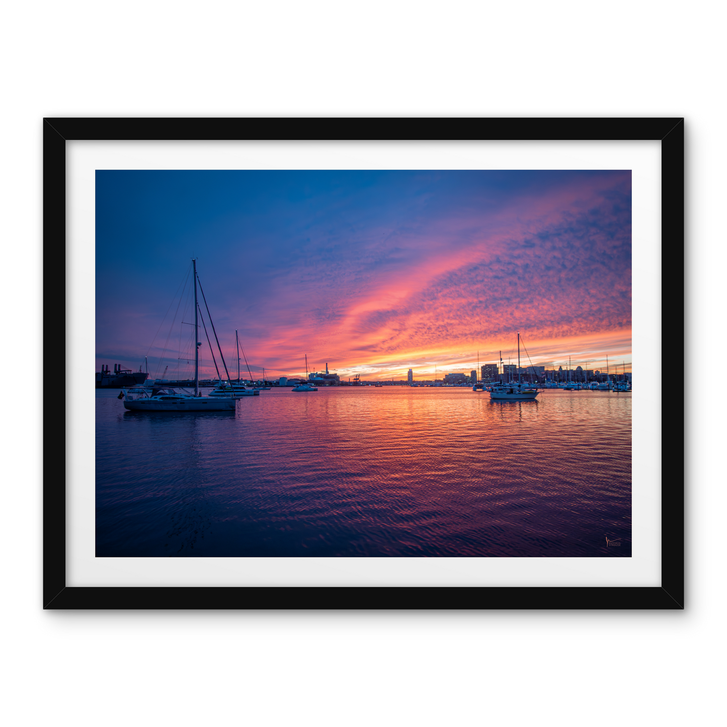 Baltimore Harbor Sunset