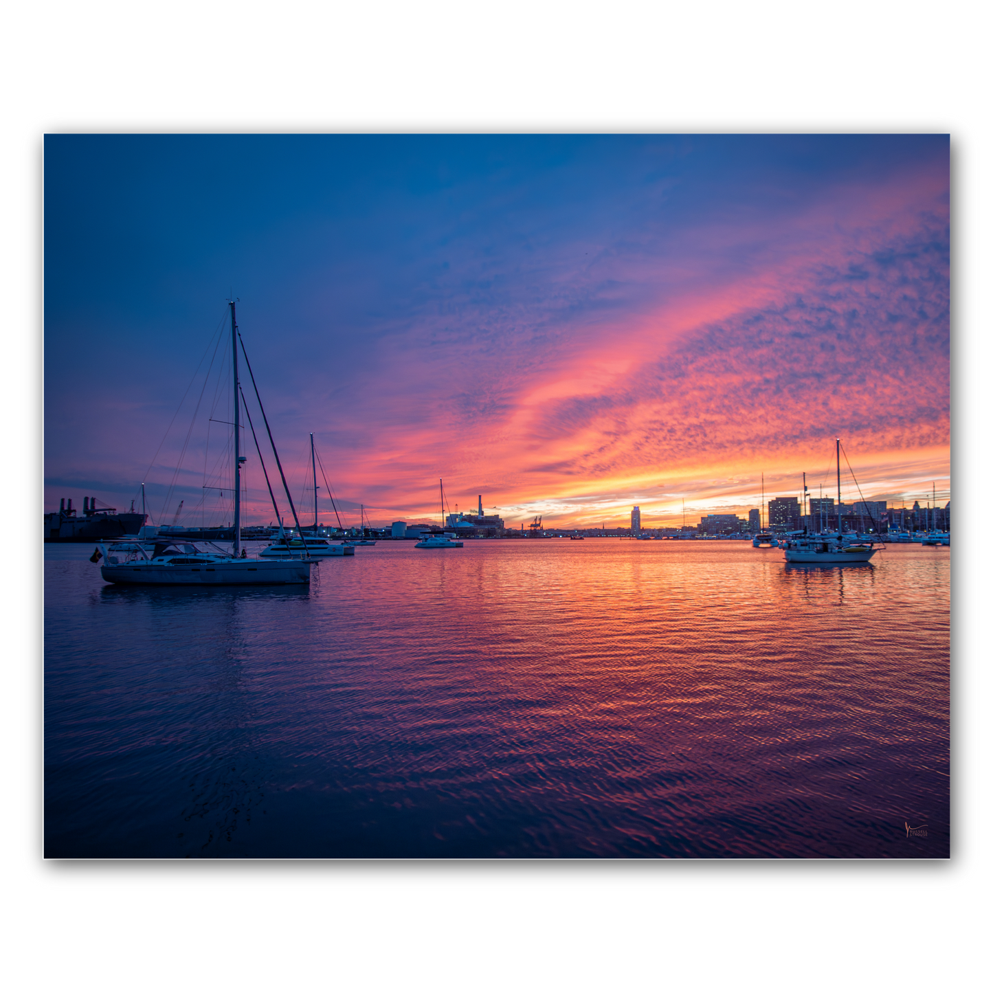 Baltimore Harbor Sunset
