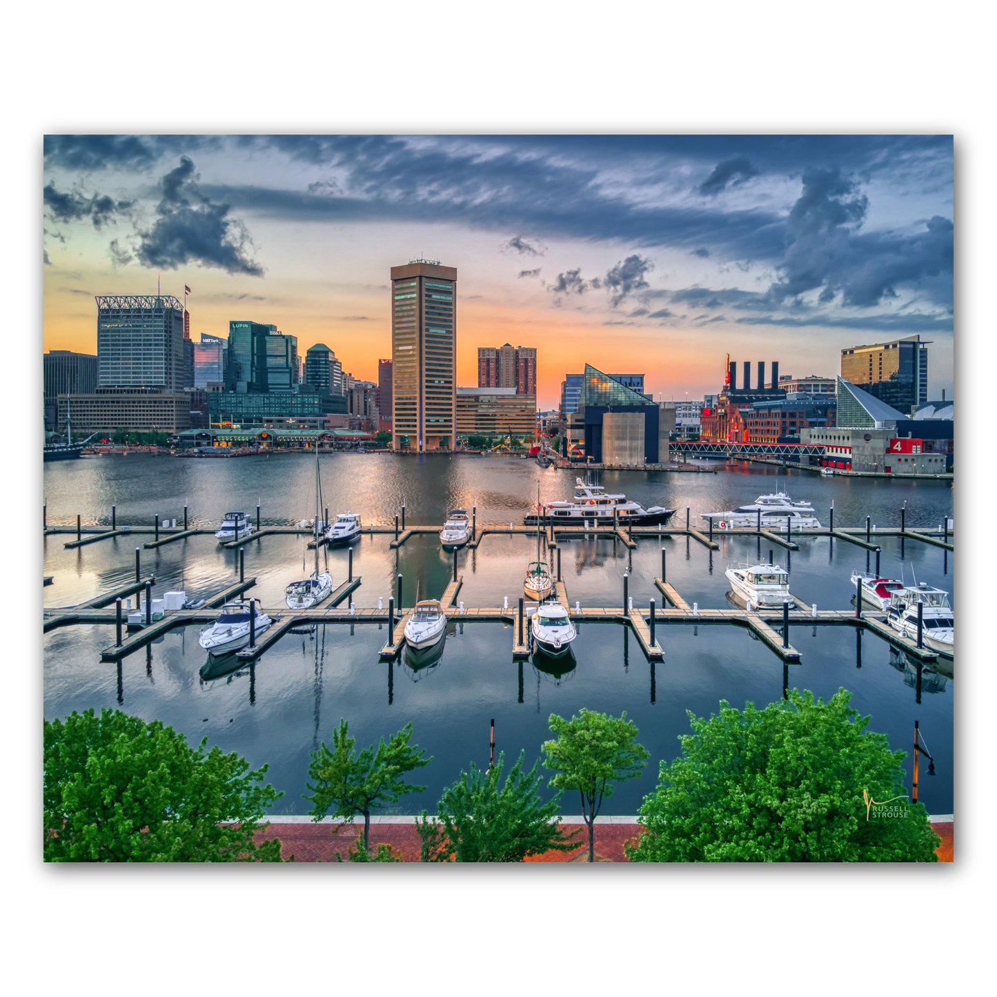 Baltimore Inner Harbor Skyline