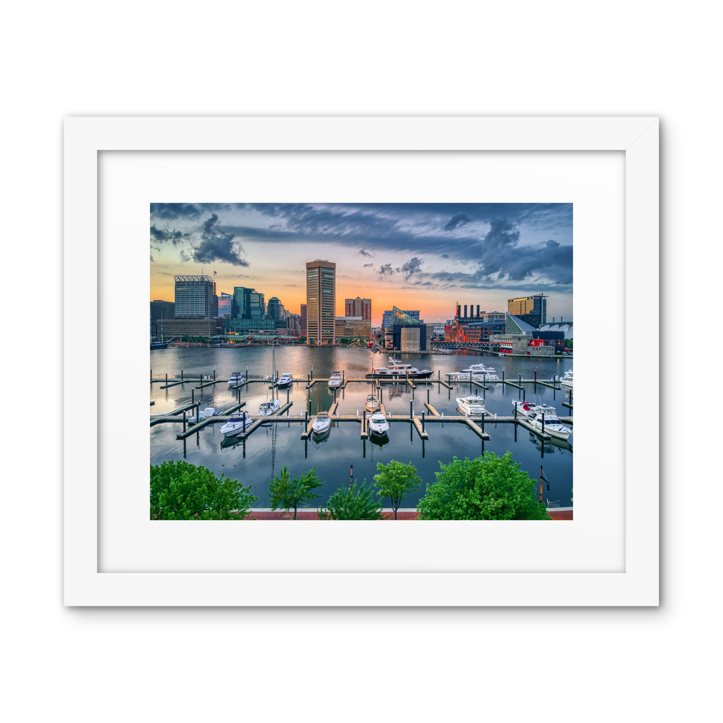 Baltimore Inner Harbor Skyline