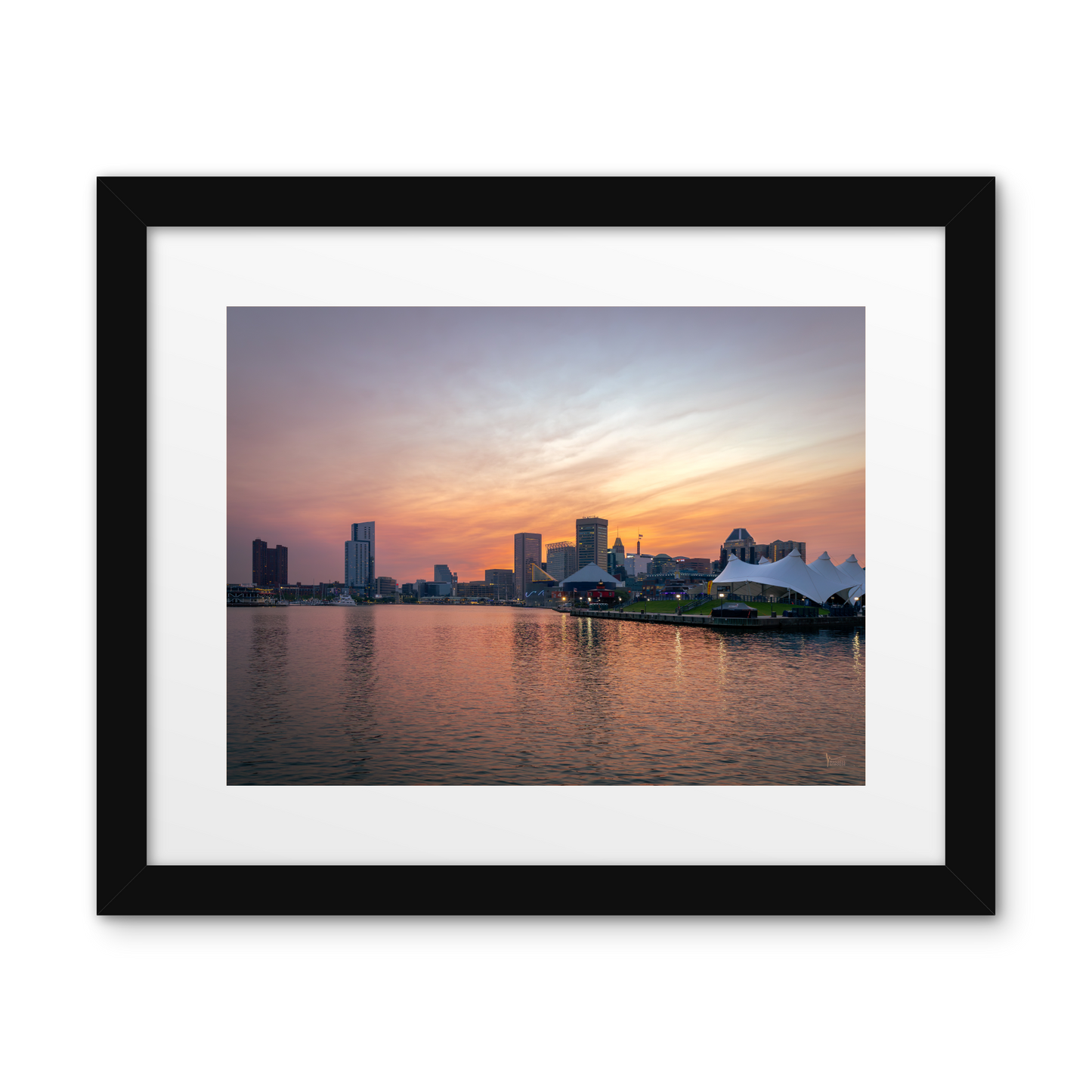 Baltimore Wildfire Sunset