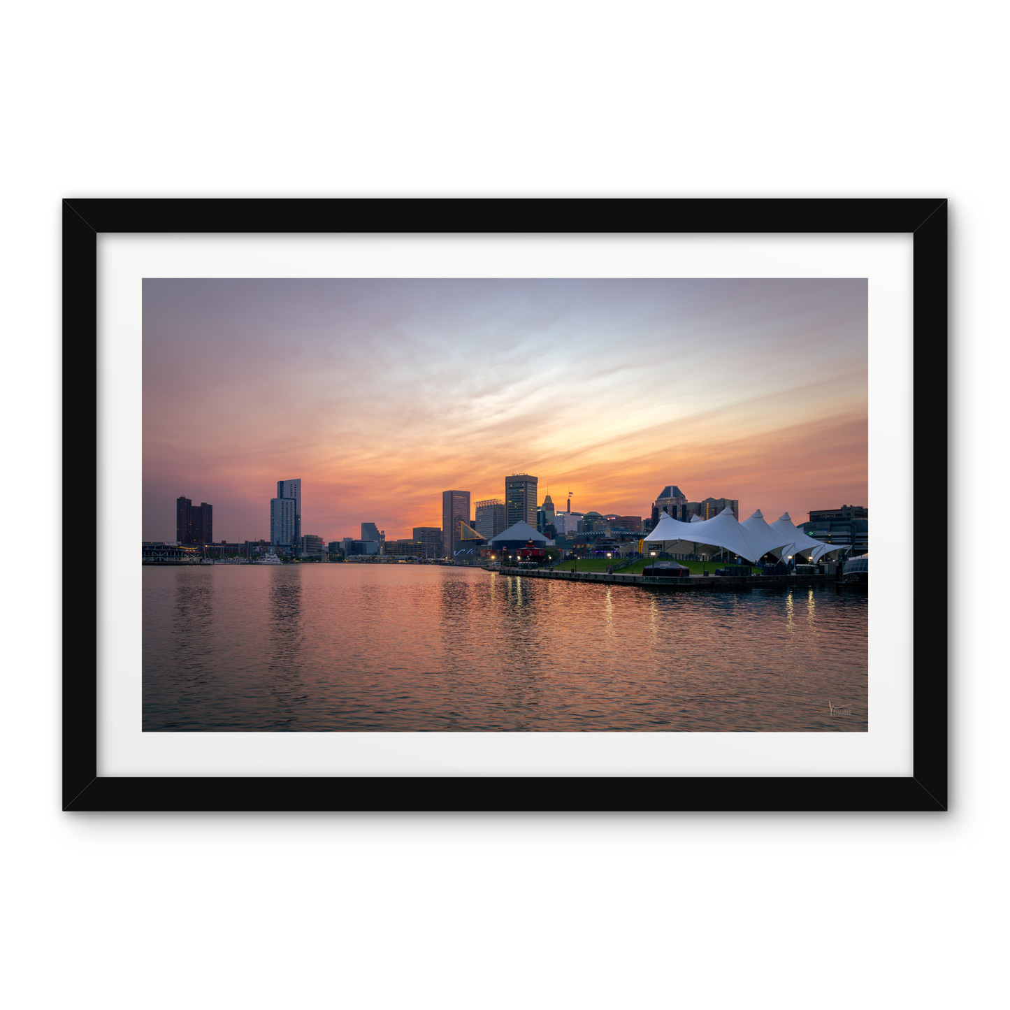Baltimore Wildfire Sunset