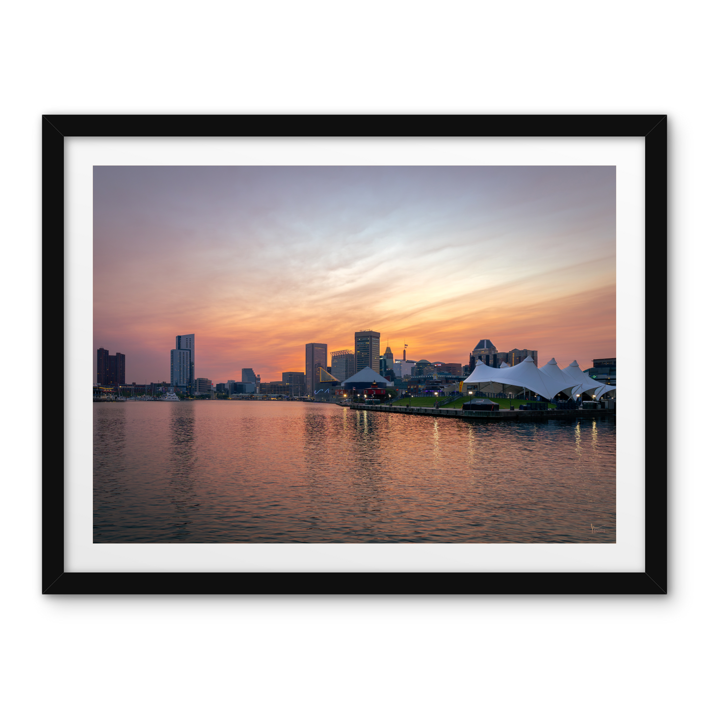 Baltimore Wildfire Sunset