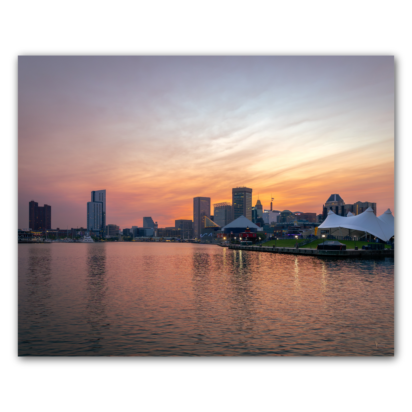 Baltimore Wildfire Sunset