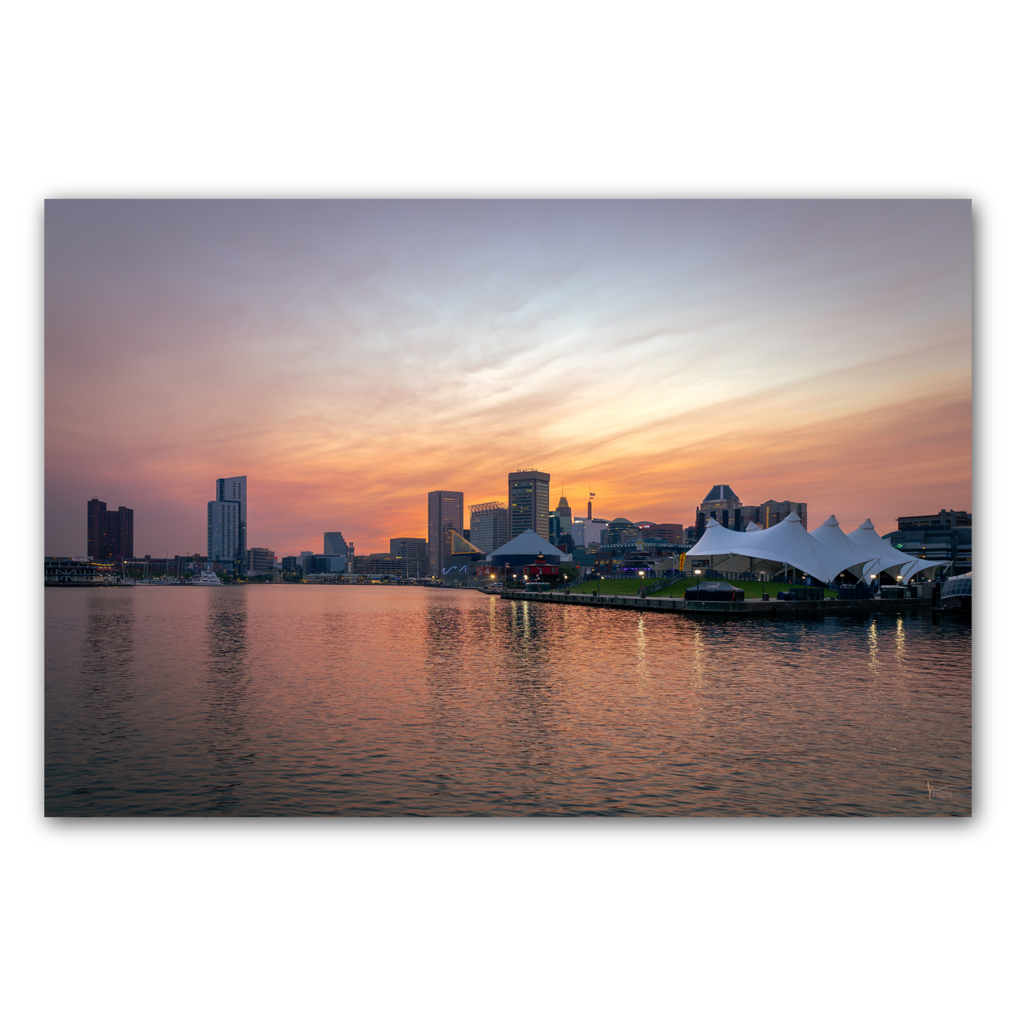 Baltimore Wildfire Sunset