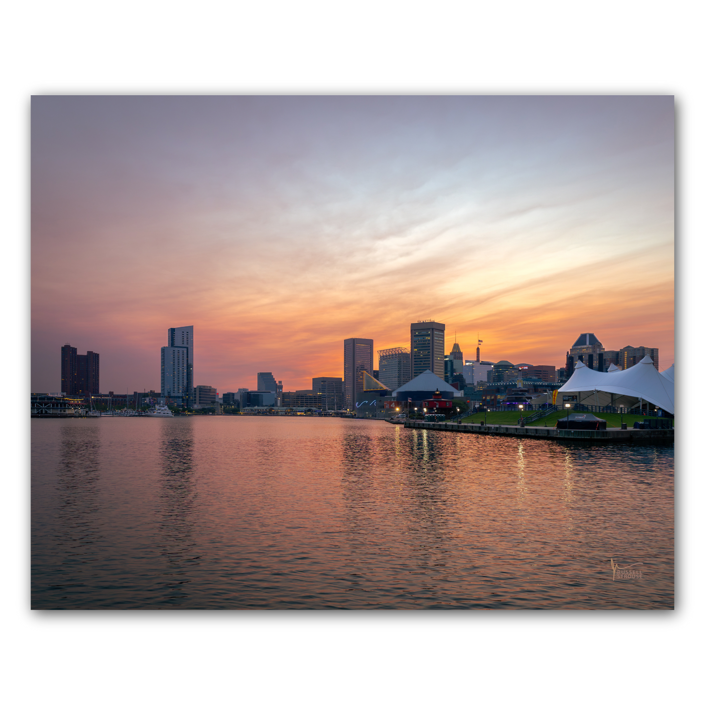 Baltimore Wildfire Sunset