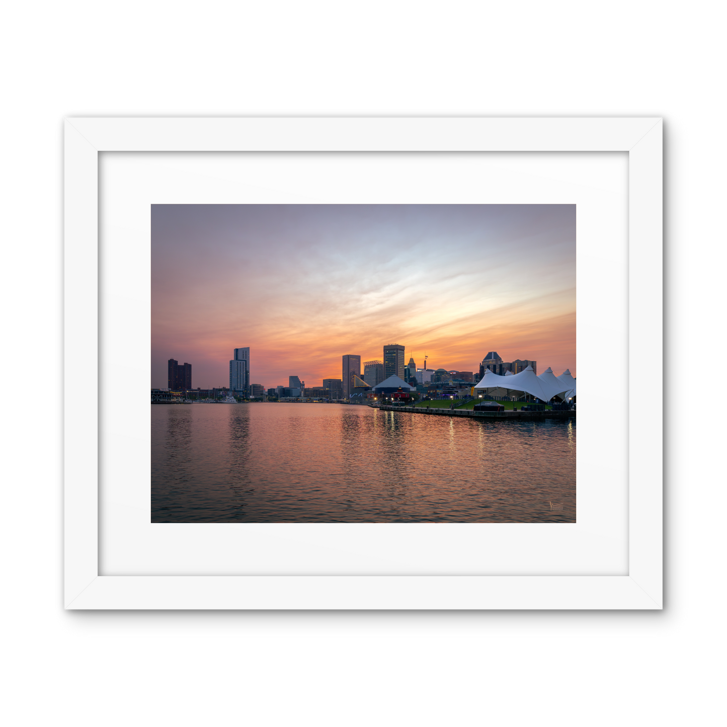 Baltimore Wildfire Sunset