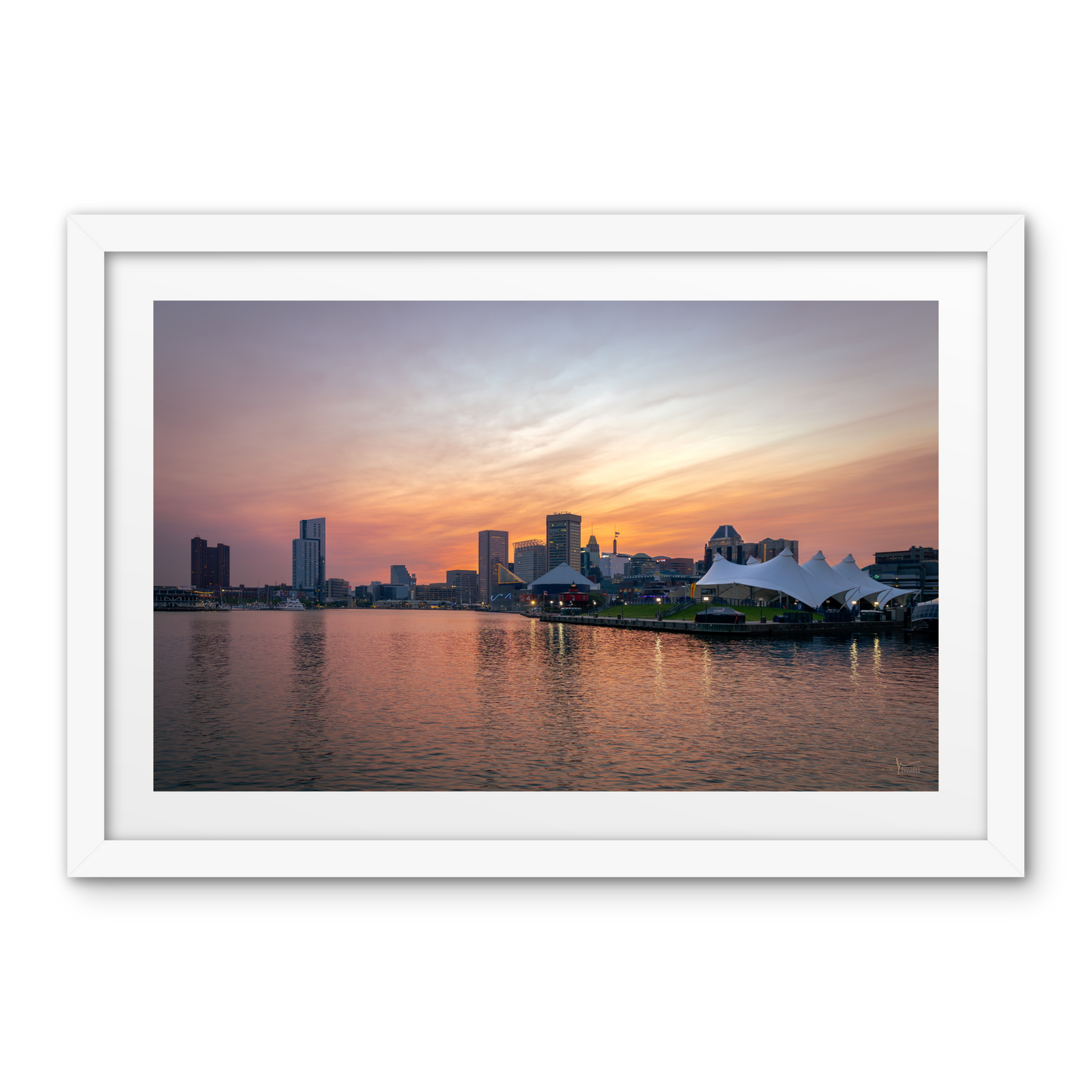 Baltimore Wildfire Sunset