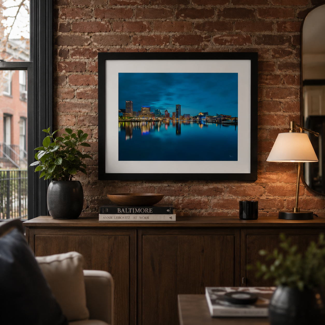 Baltimore Skyline Wall Art
