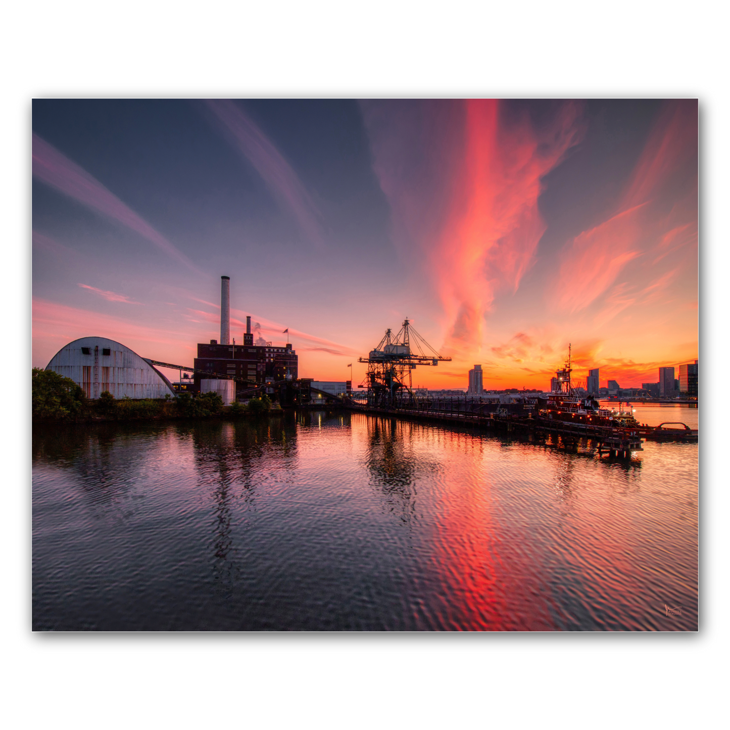 Domino Sugar Sunset