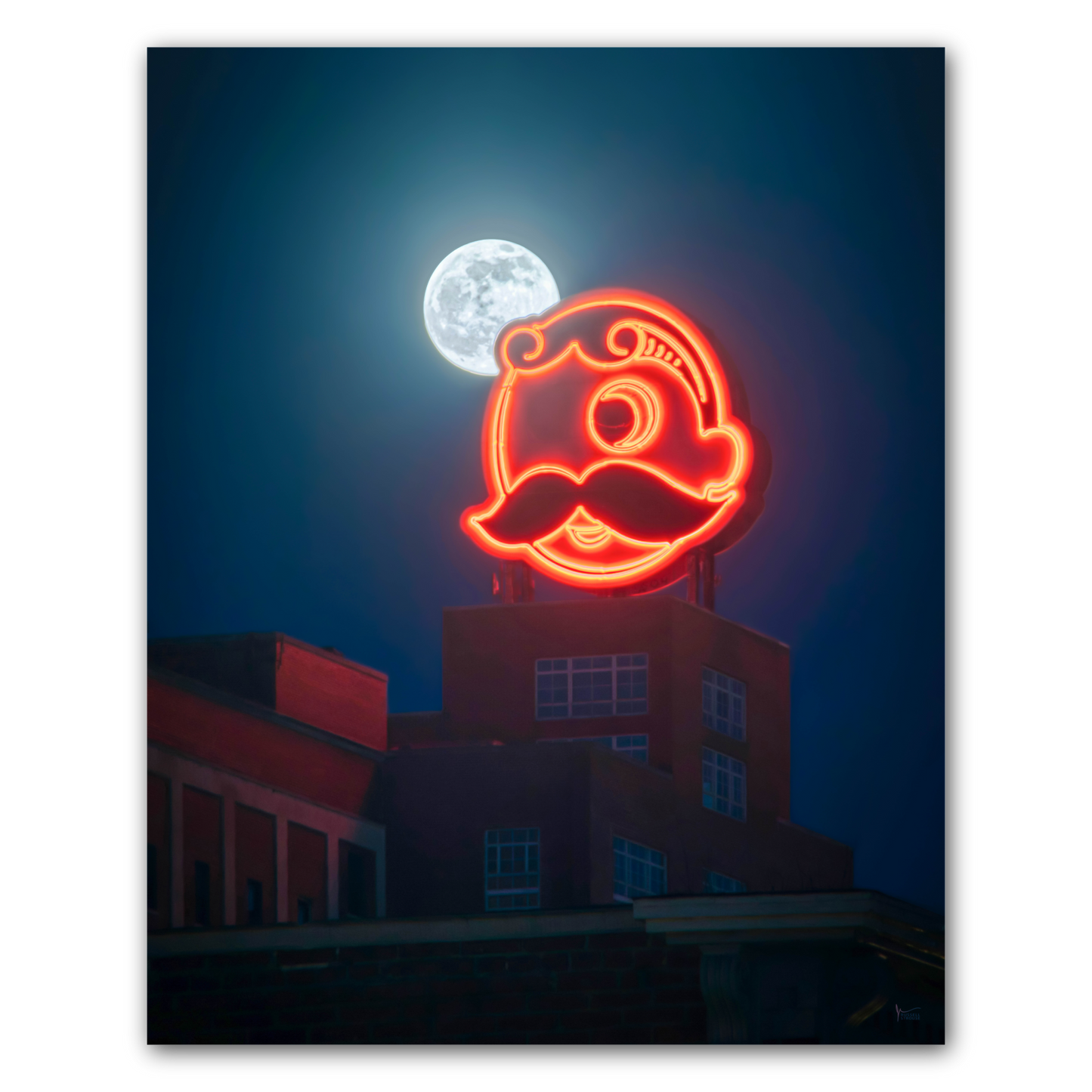 Natty Boh Moonrise